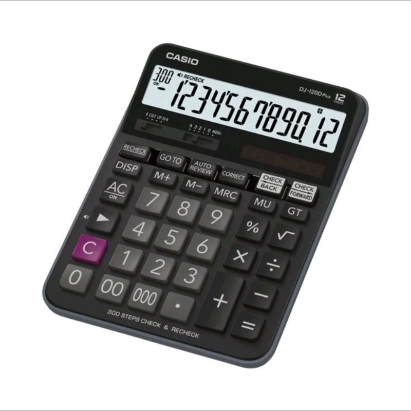 

Calculator Casio DJ-120 D Plus / Kalkulator Toko / Dagang 12 Digit