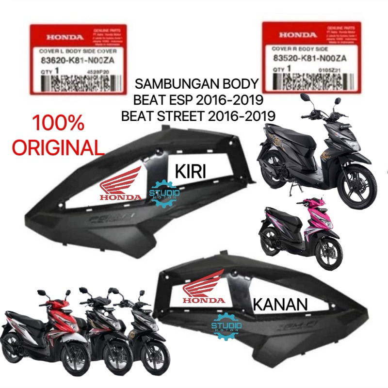 COVER SAMBUNGAN BODY KECIL KIRI KANAN BEAT ESP NEW BEAT STREET ROBOT