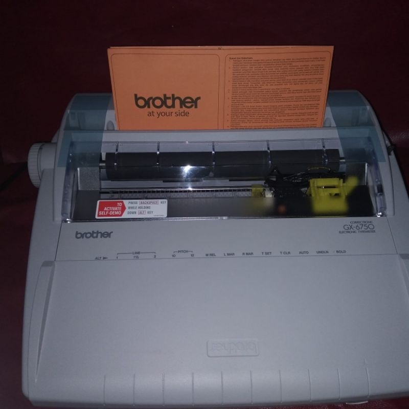 mesin Tik elektrik Brother GX 6750