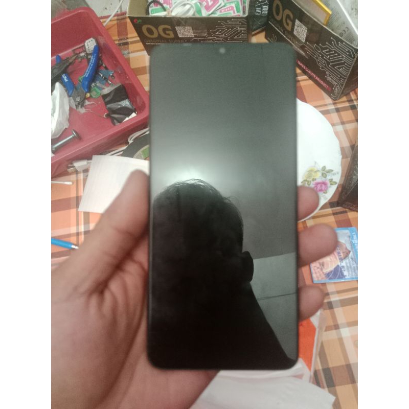 LCD SAMSUNG A12 ORI COPOTAN