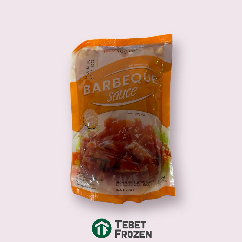 

MYTASTE BARBEQUE / BBQ SAUCE 500GR - TEBET FROZEN