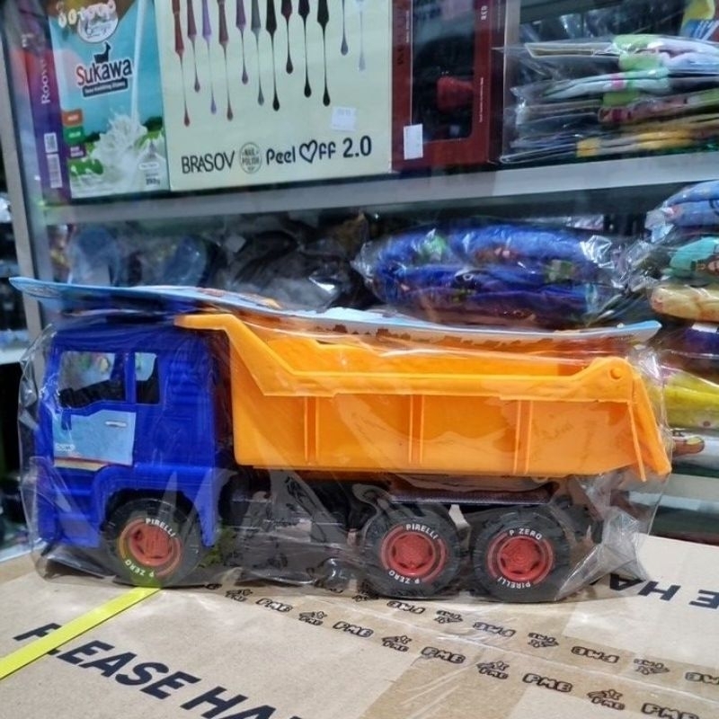 Mainan Mobil Truk Dump / Mainan Mobil Truk damkar Mainan / Mobil Truk Hewan OCT 6117 / Truk TTS33