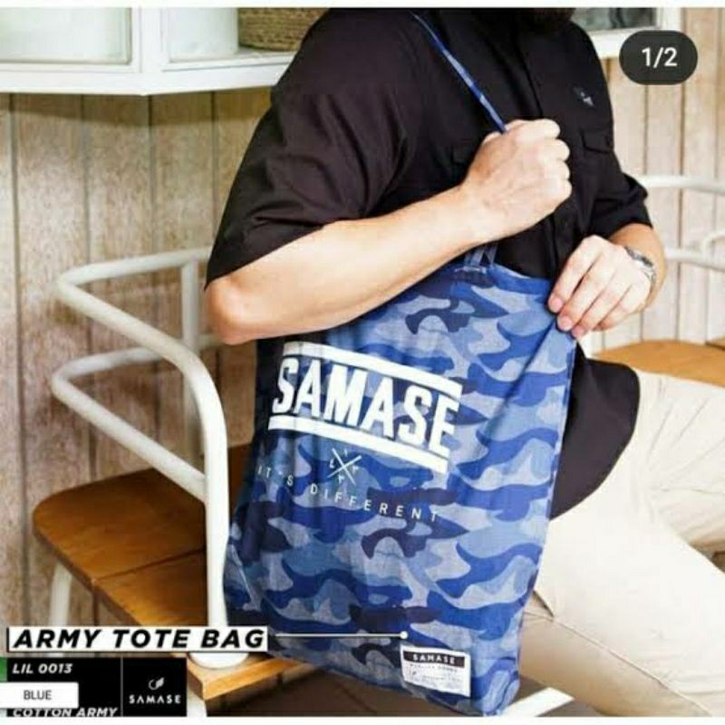SAMASE SOLO TOTEBAG ARMY LIL001
