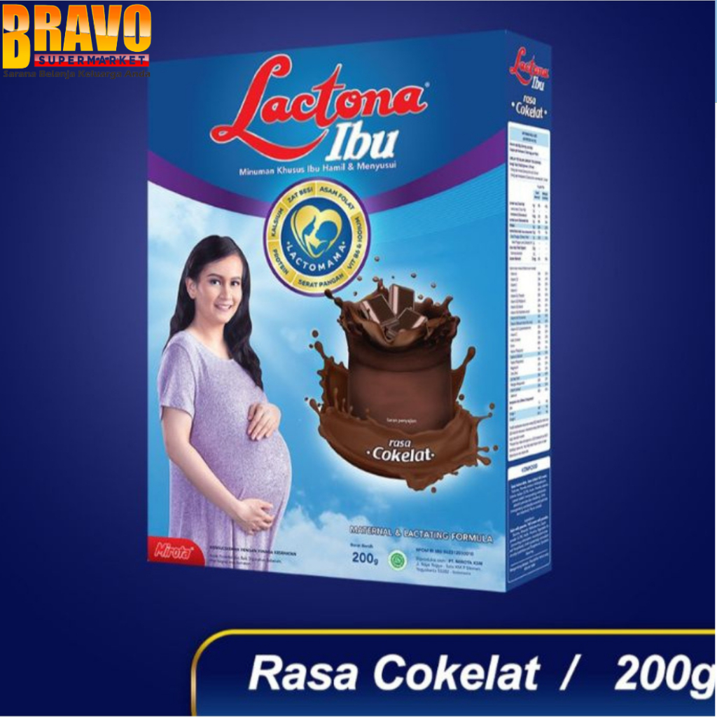 

Bravo Bojonegoro - Lactona Ibu Rasa Cokelat 200GR