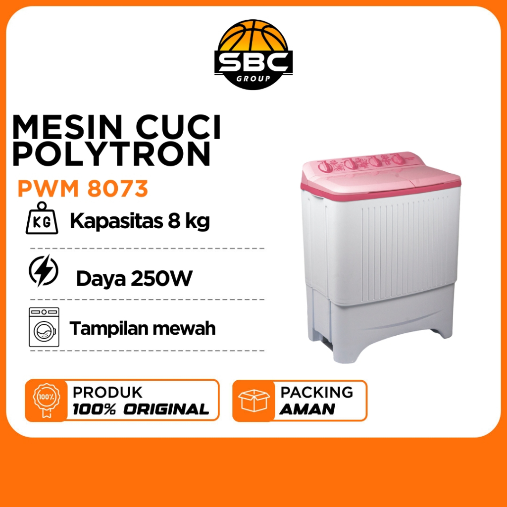 MESIN CUCI POLYTRON PWM 8073