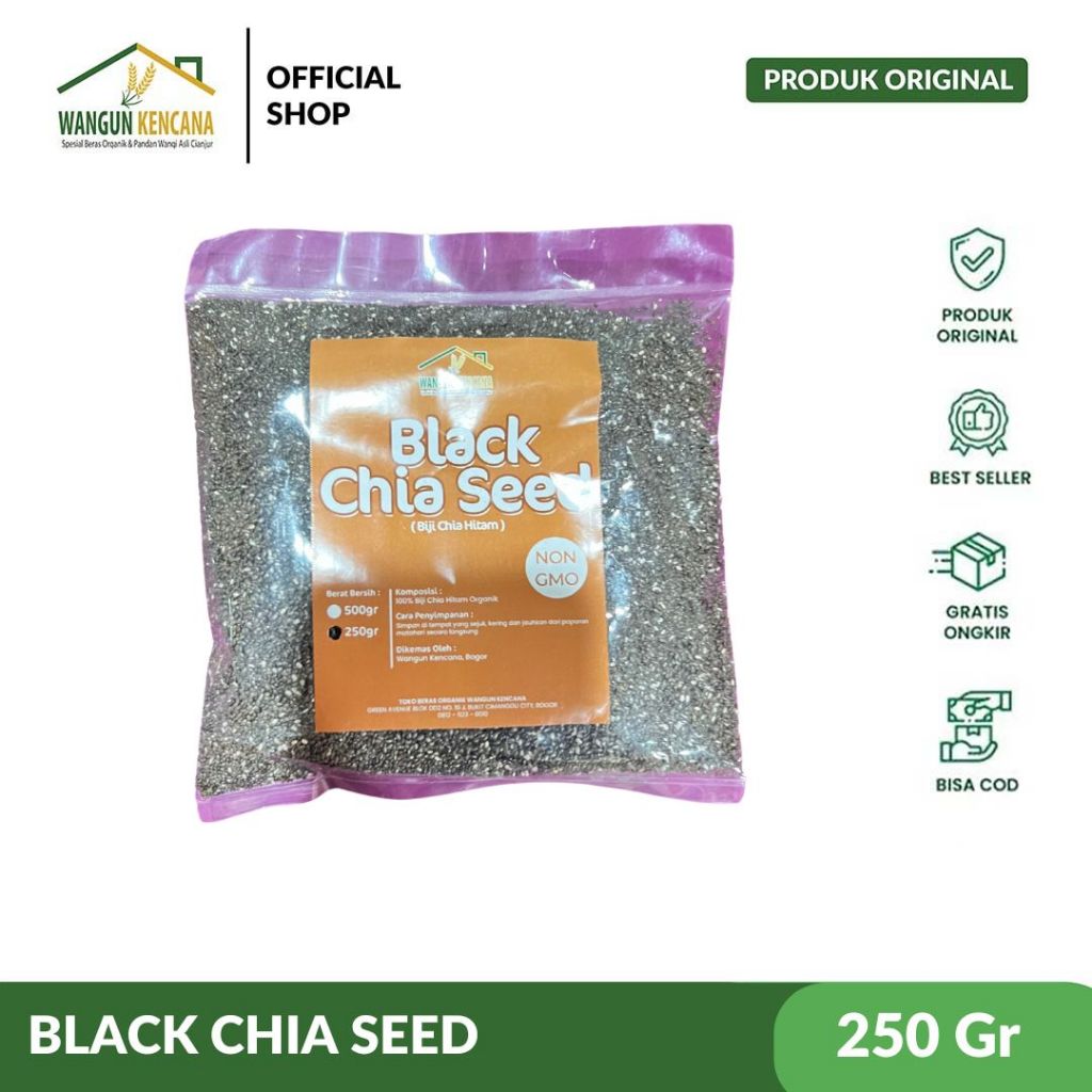 

Chia Black Seed Penuruun berat badan 250Gr