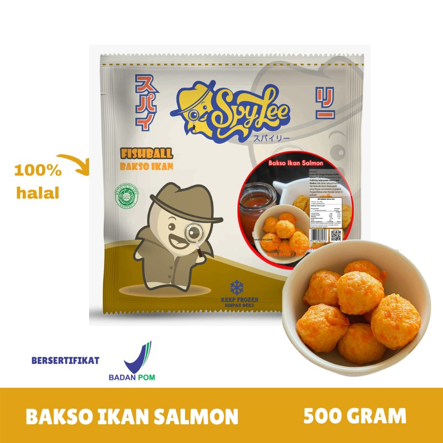 

Spylee Bakso Ikan Salmon 500gr / Seafood 22