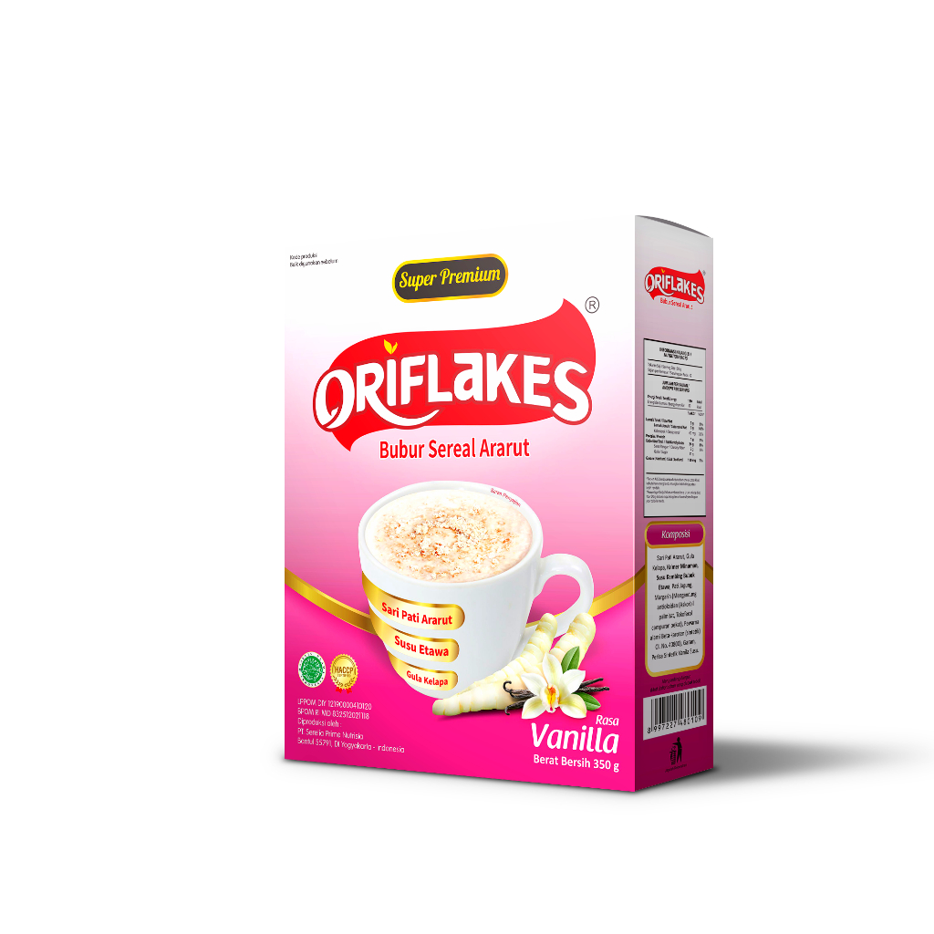 

Nama : Oriflakes Varian : Jahe, Vanila, Plain, WPS (Original)