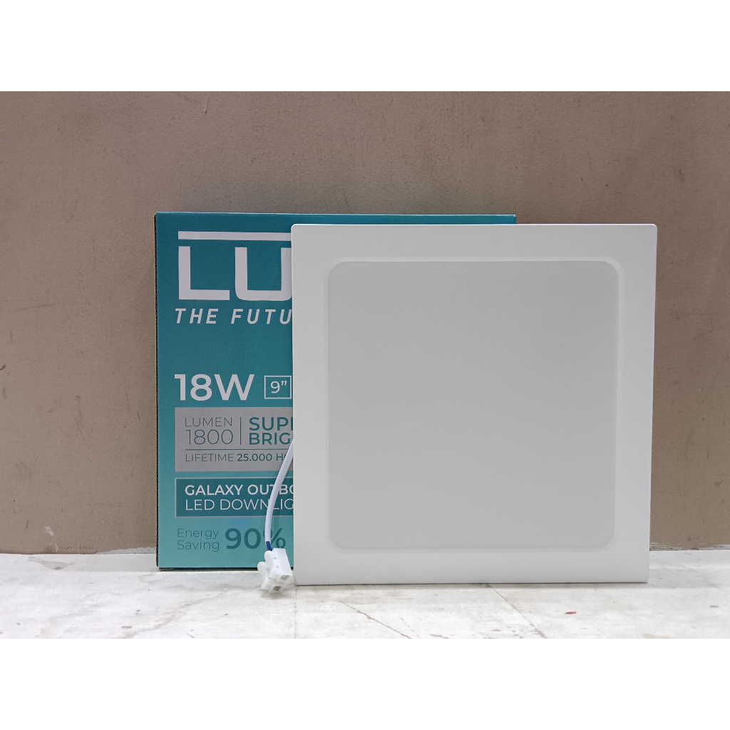 LUXEN LED PANEL GALAXY 18W 18 WATT KOTAK OUTBOW DOWNLIGHT LED PANEL LUXEN GALAXY KOTAK OB DL18GALAXY