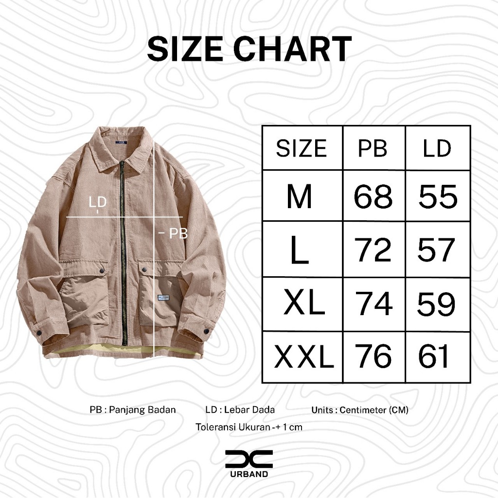NEW PRODUCT X Urband Absolute Jaket Bomber Blekser Semi Parka Corduroy