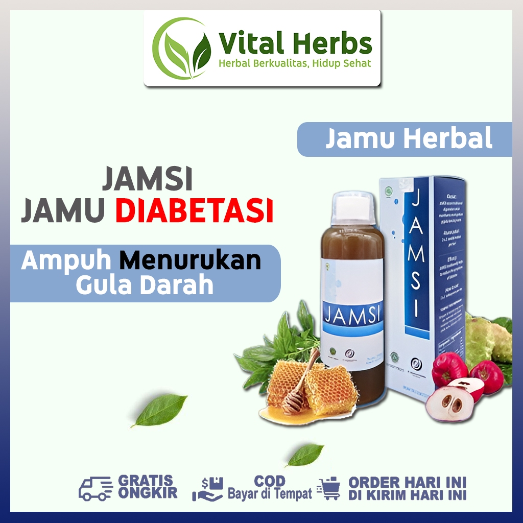

Vital Herbs - Jamsi Atasi Diabetes Dalam 1-2 Obat Ampuh