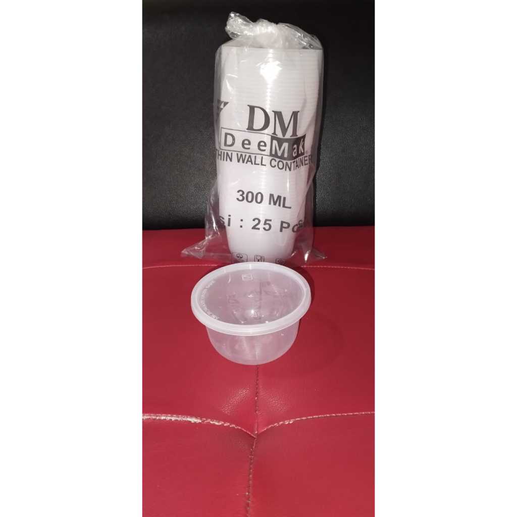 Thinwall DM Mangkok bulat RB 300 ml isi 25 set