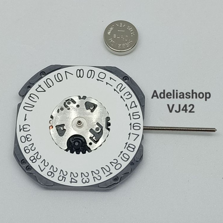 ART Q6H MESIN JAM TANGAN VJ42B LUBANG TANGGAL SAMPING 3  BAWAH 6