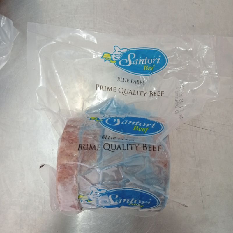 

Daging sapi steak wagyu blue label tenderloin berat 800 gram