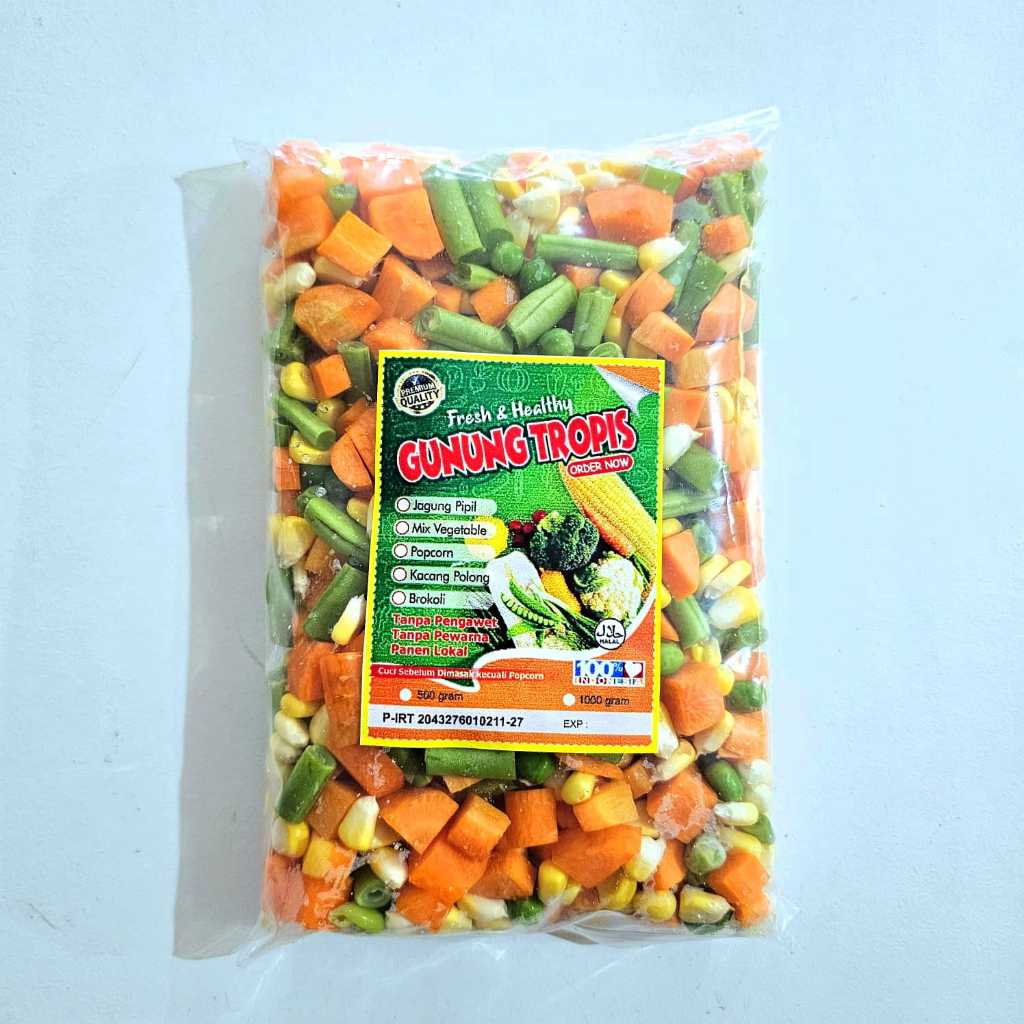 

GUNUNG TROPIS mix vegetable 500gr