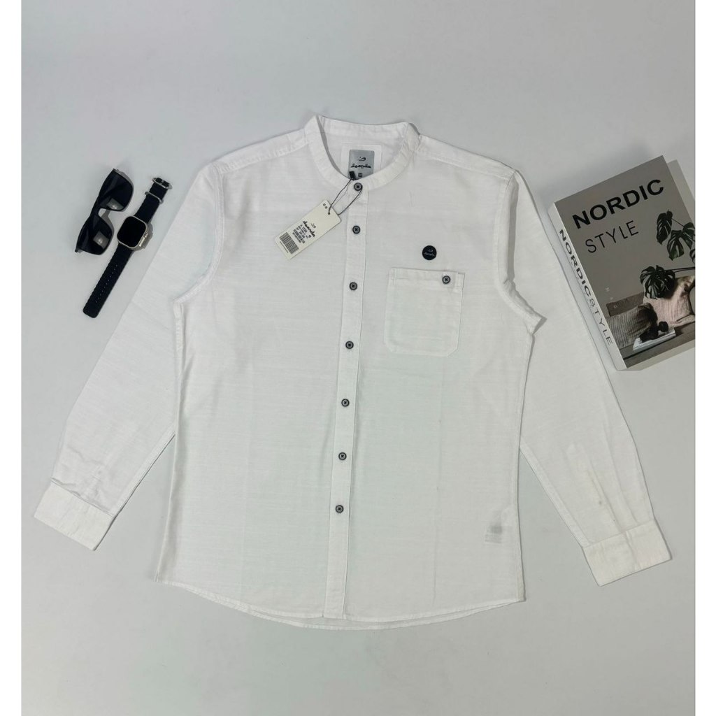 DOANDA KEMKO DEWASA A1228 KEMEJA KOKO PANJANG PUTIH