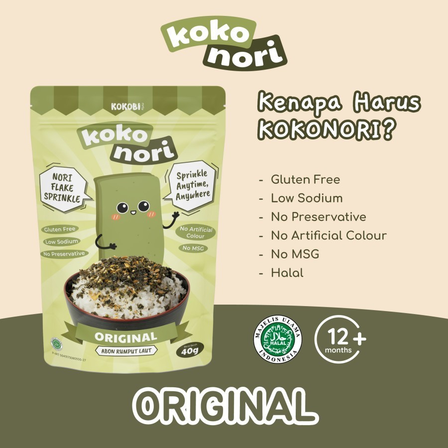 

KOKOBI Koko Nori - Abon Rumput Laut Tabur (Seaweed Flake by KOKOBI)