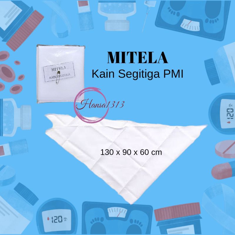 Mitela Kain Segitiga Kain Pembalut Luka PMI