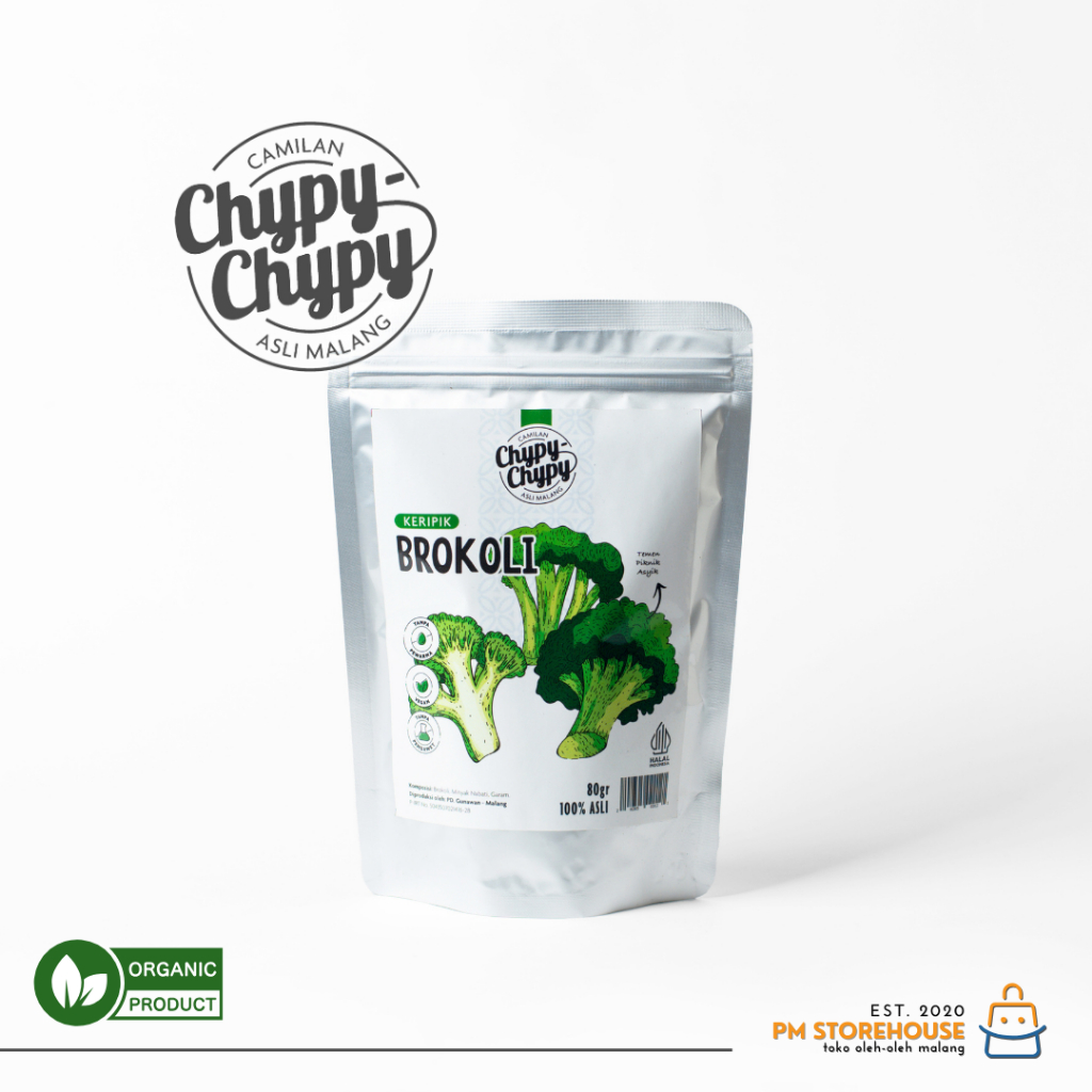 

Keripik Brokoli Chypy - Kemasan Pouch
