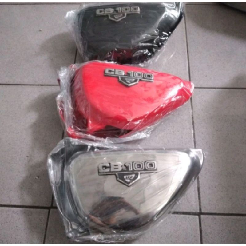 Tutup Aki CB 100 Box Aki CB 100 Tempong CB 100 Cover Accu Honda CB100 Alumunium 1Set Sepasang