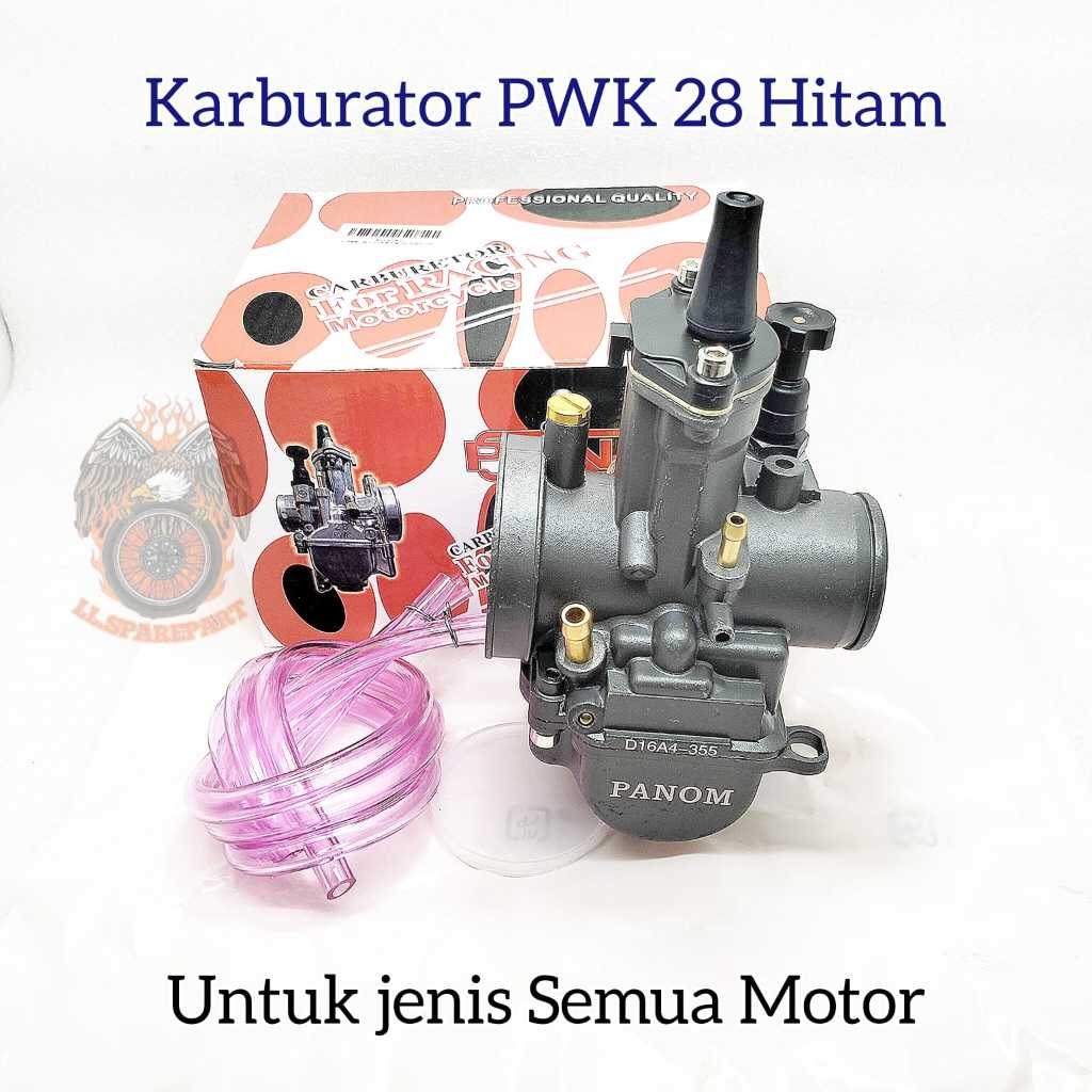 Karburator Karbu Panom PWK28 Hitam Carburator Carbu Racing PWK 28 Asli Original Untuk Semua Motor Be