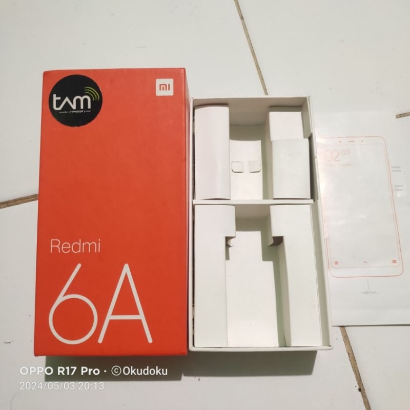 Dus Box Xiaomi Redmi 6A Original Copotan