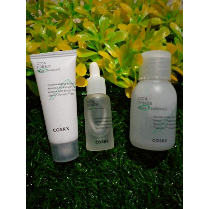 Paket Perawatan Kulit Sensitif  3in1 Cica Cosrx trial kit