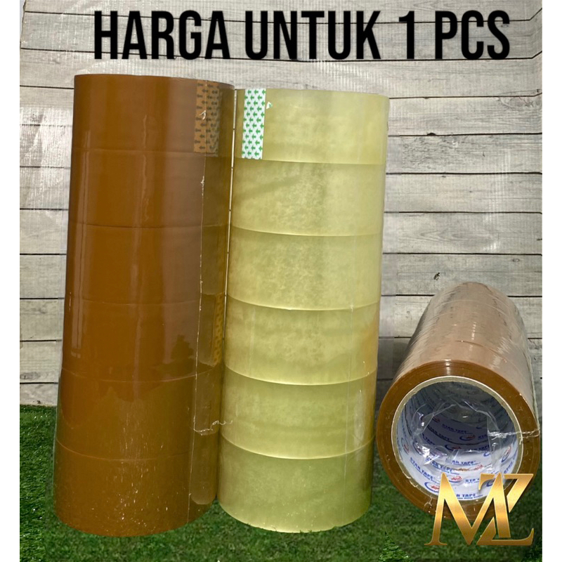 

LAKBAN SELOTIP BENING / COKLAT 100 YARD X 45 MM LAKBAN OPP KUAT