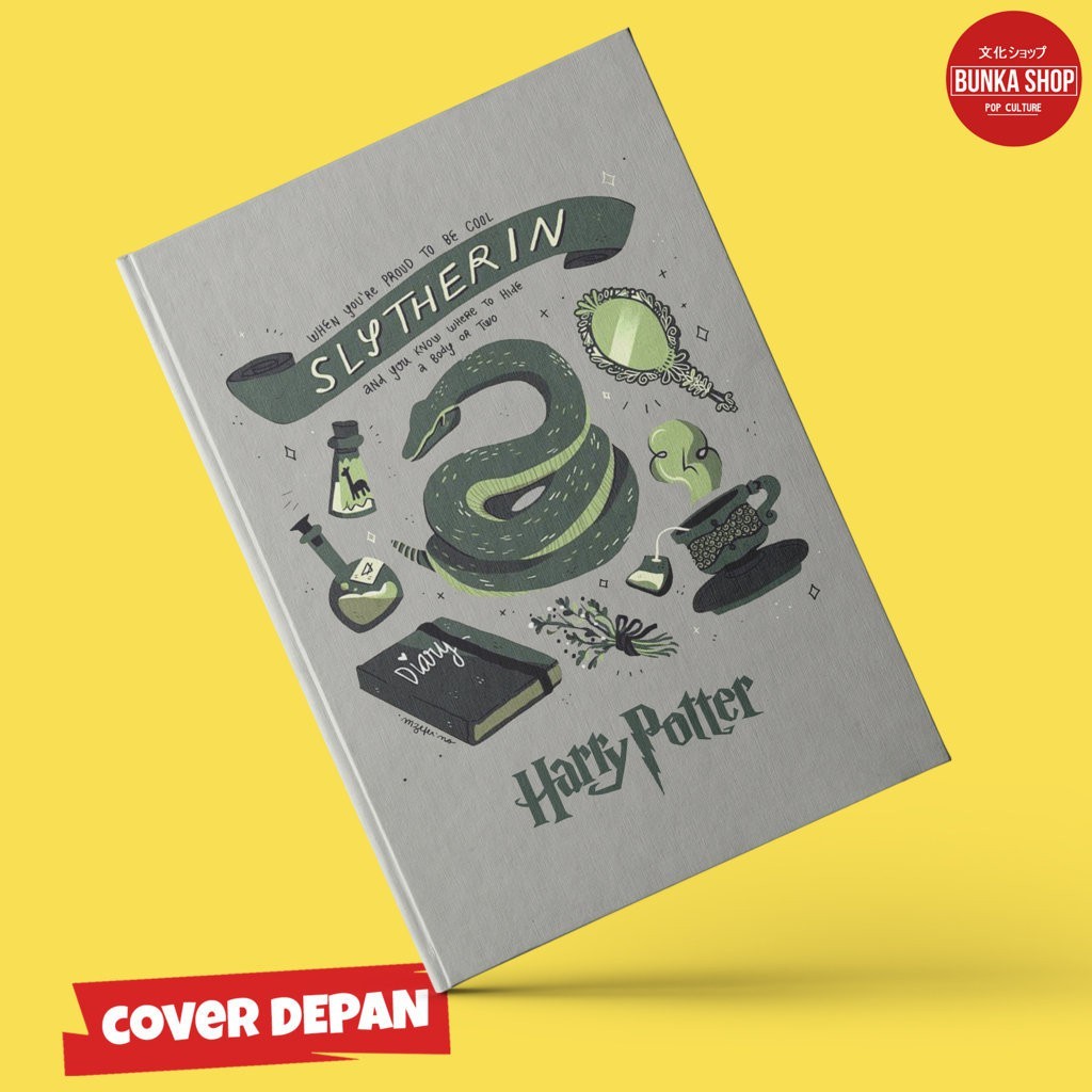 

Pocket Note Harry Potters Slytherin Charateristic Hardcover A6 Buku Tulis Catatan Notes Agenda Planner Jurnal