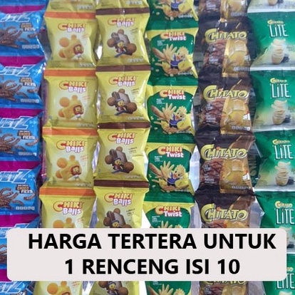 

Rekomendasi SNACK CHITATO CHIKI BALLS POTABEE TARO JETZ SMAX MISTER RENCENG ISI 1