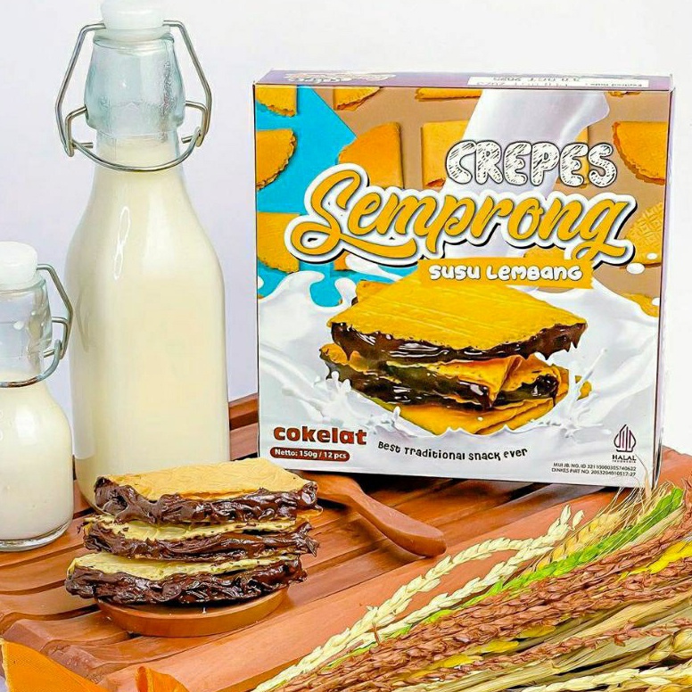 

Pro sale Semprong Susu Lembang Isi 12 165 gram Crepes Bandung