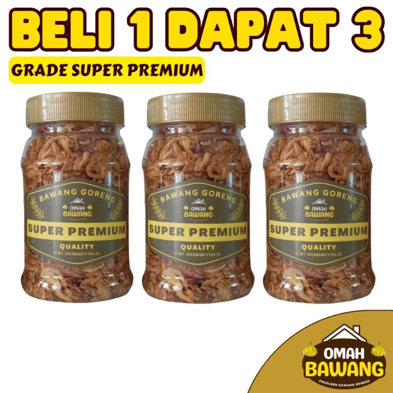 

Promo Sekarang TERMURAH Bawang Goreng 3 Toples Asli Bima Grade Super Premium Viral Terlaris Termurah Terbaik Kriuk Garing Renyah Rasa Manis Gurih Tidak Pahit Tanpa Tepung Tanpa Campuran Apapun