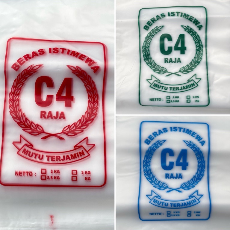 

Suplier1st Plastik Beras 2 KG 25 KG 3 KG C4 Raja isi 1 lembar