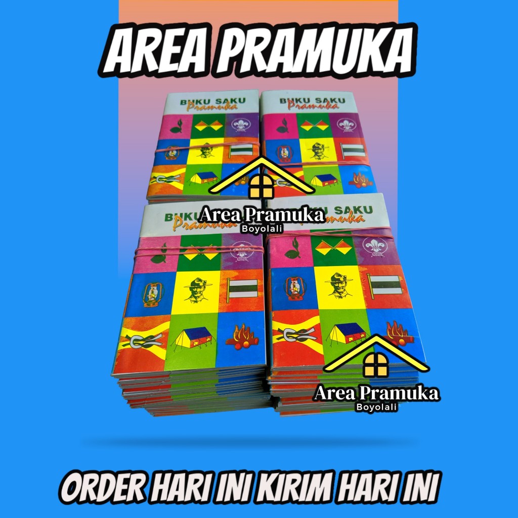 

1 Pack buku saku pramuka terbaru isi 100 biji