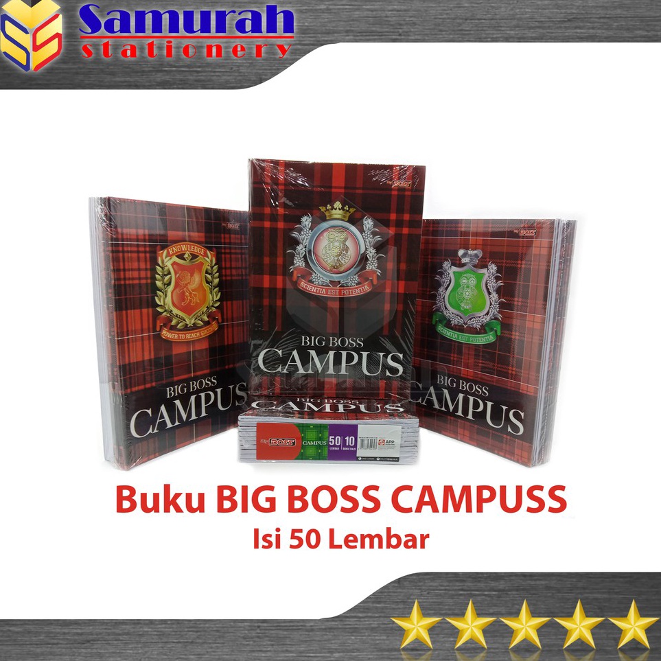 

Serba Istimewa Buku Tulis Sidu Big Boss Campus Isi 5 Lembar Bigboss Campuss 5 Lbr Buku Ukuran Boxy B5 5