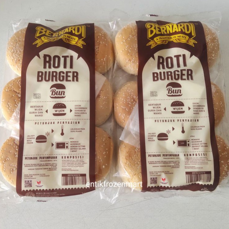 

Harga lebay Roti Burger Bernardi Roti Wijen