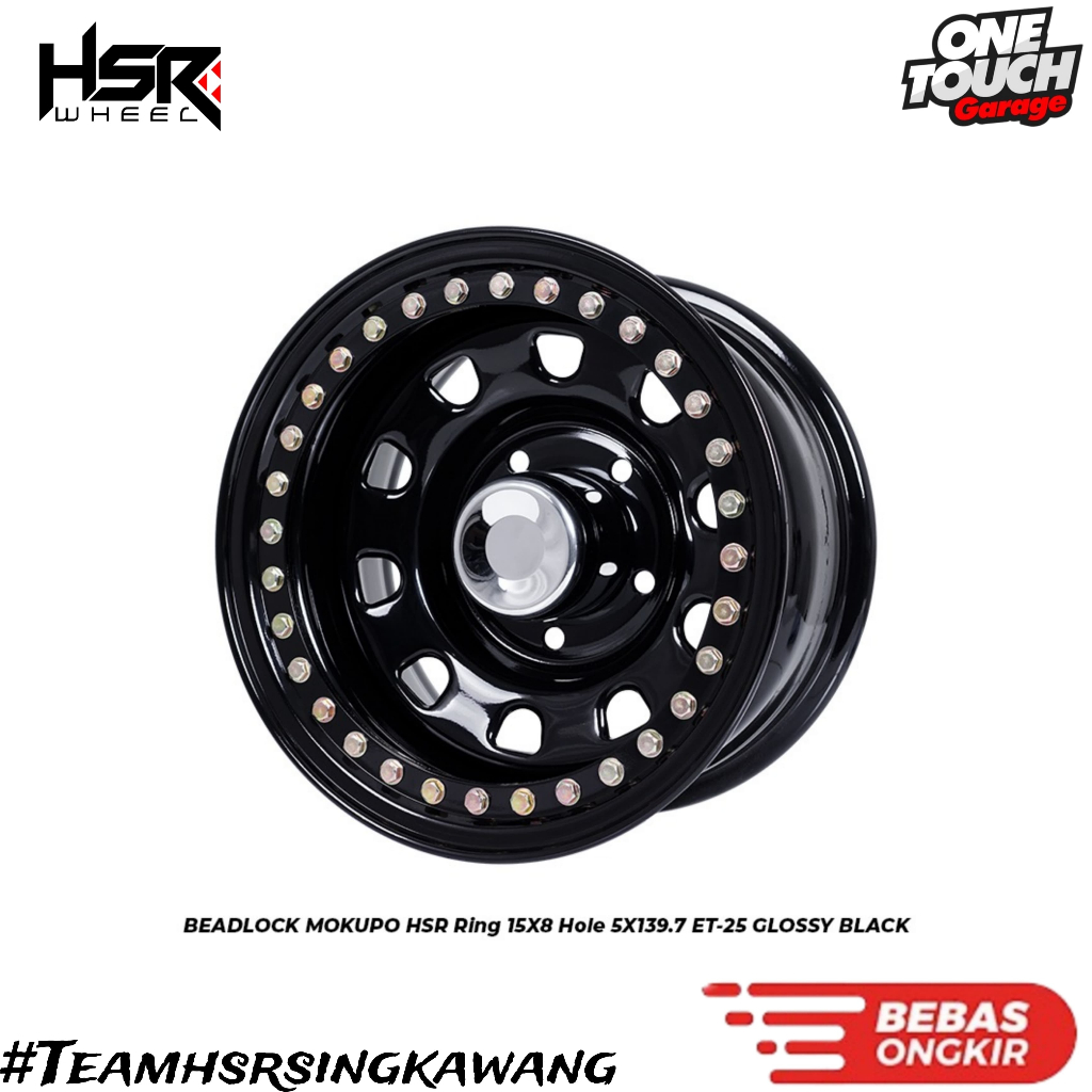Velg mobil feroza, taft, jeep cj, jimny, xl7 hsr beadlock ring 15