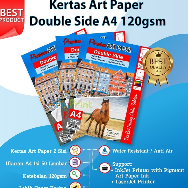 

Murah Terkini Kertas Art Paper Double Side Anti Luntur A4 12gsm 15gsm 21gsm Photo Paper Printer Dua Sisi A4 5 Lembar 12gram