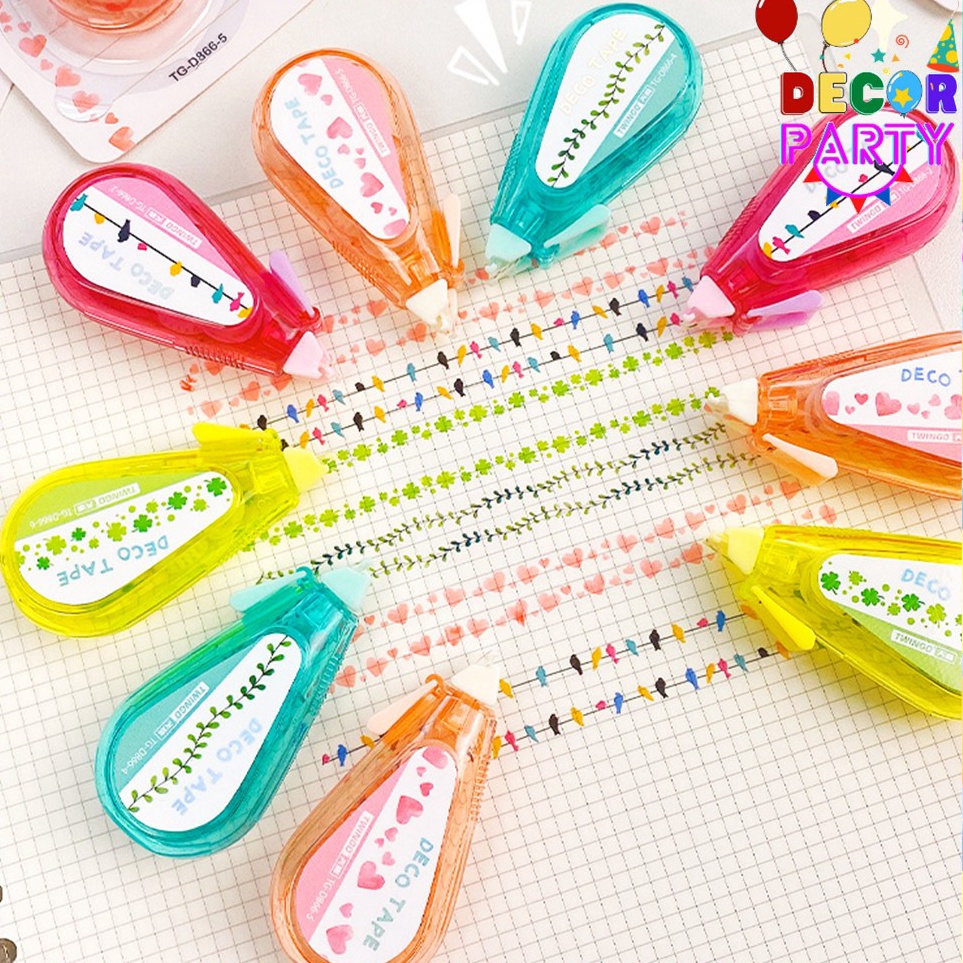 

Produk Terbaik DP Deco Tape Stempel Roller Correction Tape Mini Motif Love Burung Daun Stamp TGD866 5mm X 5m Portable DIY Untuk Scrapbook Higlighter Pattern Correction Tape For DIY Decorative Scrapbook Journal
