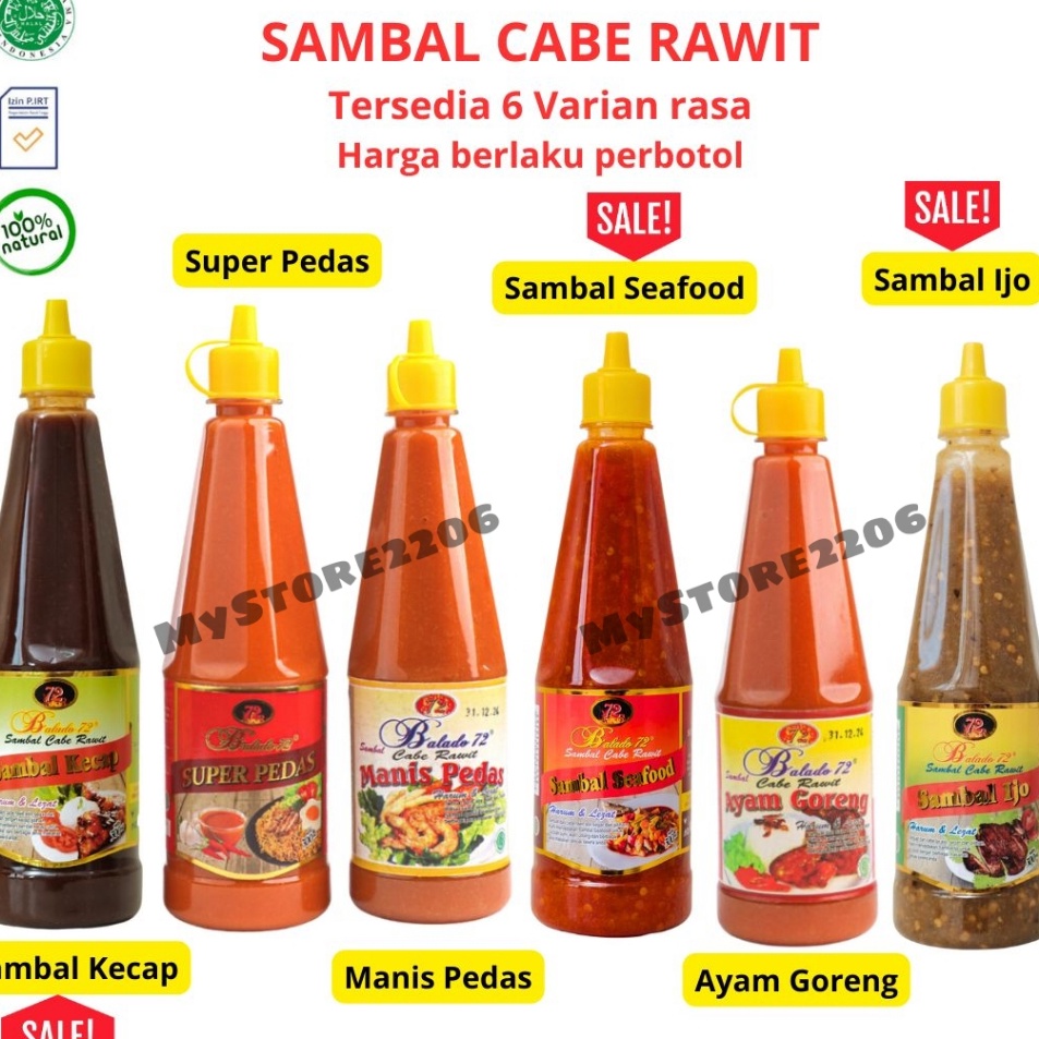 

Sabet Promo Sambal Balado Kaisar 72 Super Pedas Singkawang Kalimantan Barat
