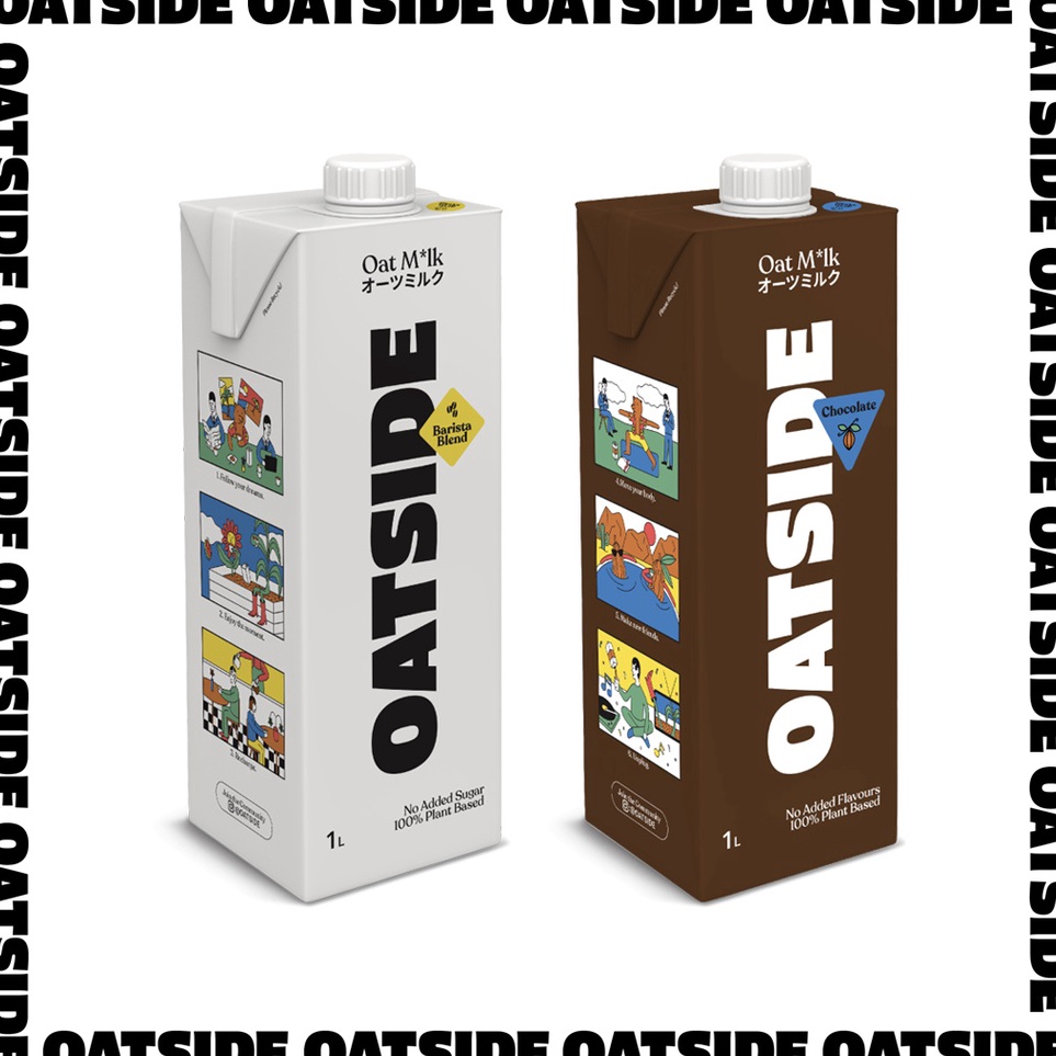 

Get It Now Oatside Oat Milk 1L Susu Oat Gandum Oatside Barista Blend Chocolate Hazelnut