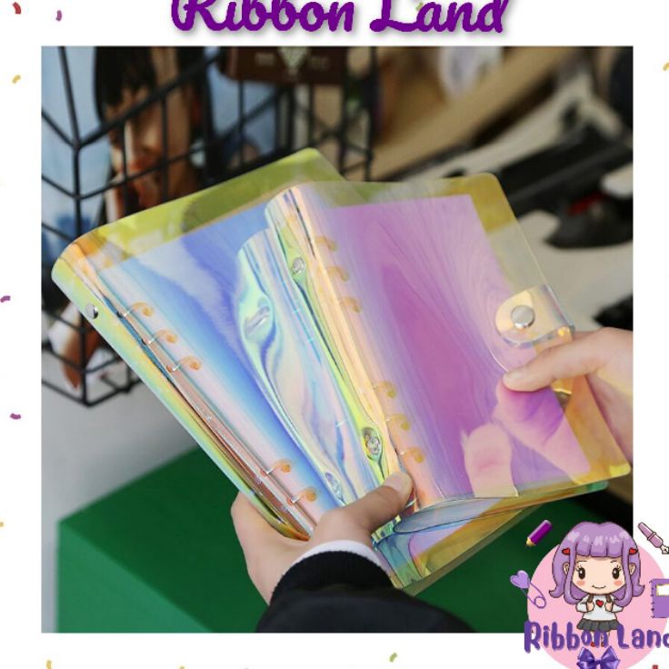 

Spesial Terbatas A5 A6 Cover Diary Notebook Binder Laser Hologram