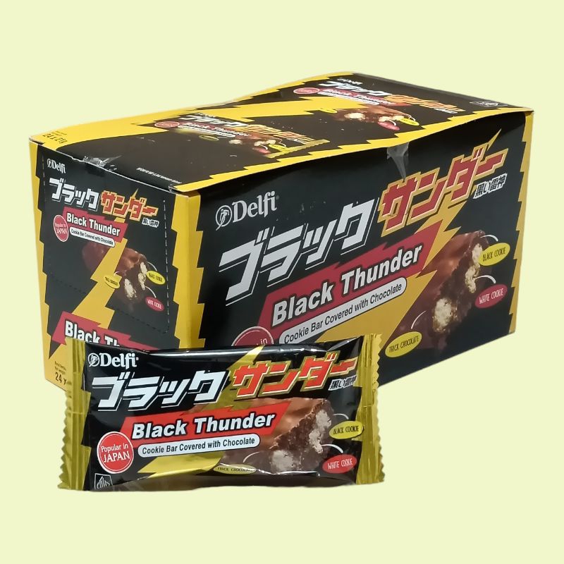 

Delfi Black Thunder Kukis Lapis Coklat 21gr (5 pcs & 24 pcs)