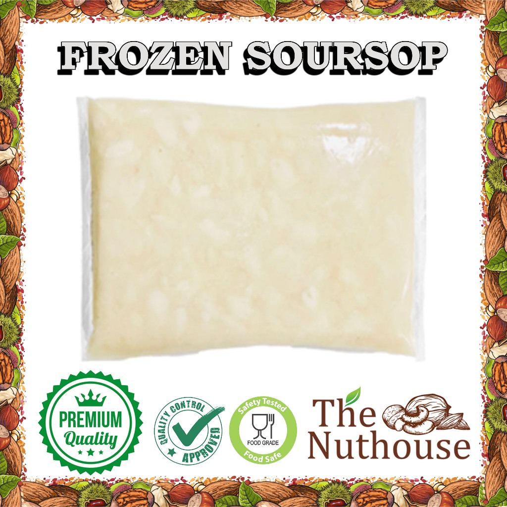

1kg Soursop Frozen / Buah Sirsak Beku Tanpa Biji