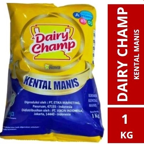 

Promo besar Susu Krimer Kental Manis SKM Dairy Champ 1Kg