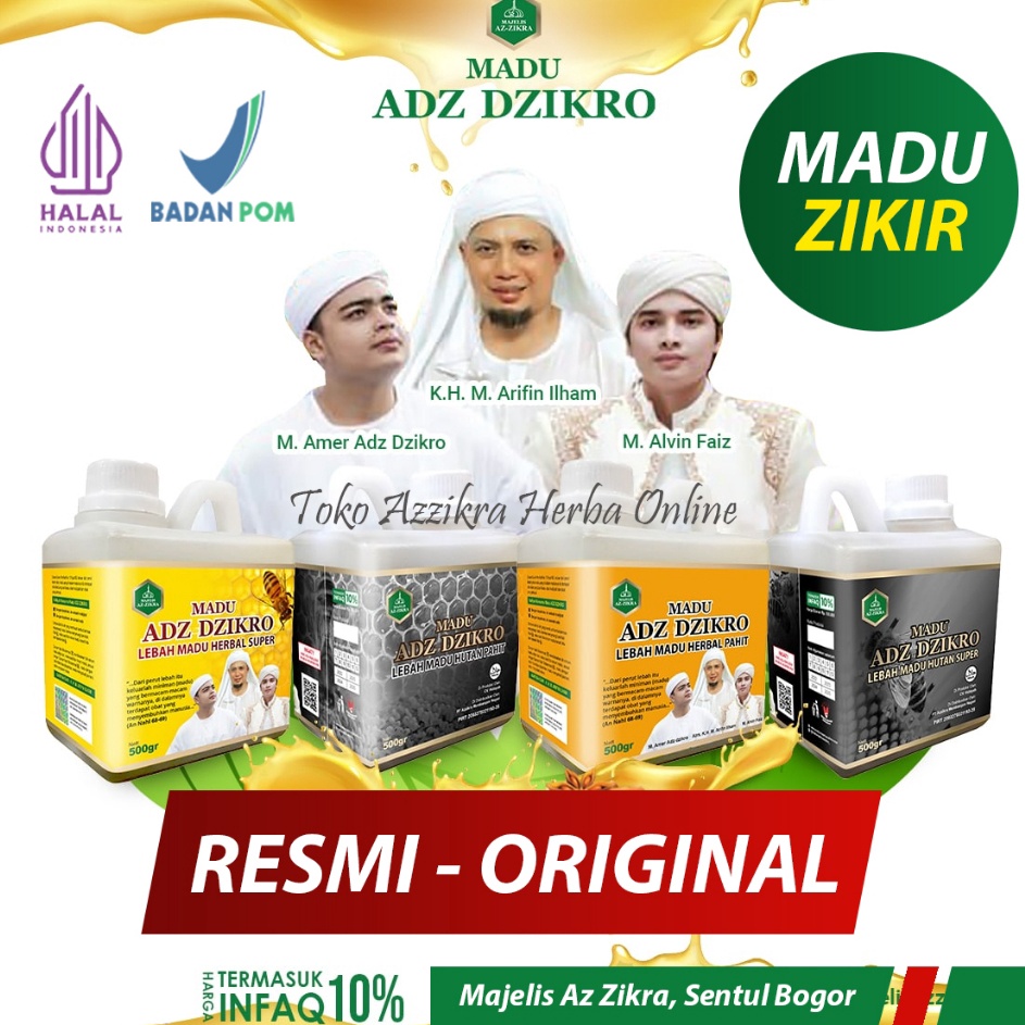 

Belanja disini Madu Adzikra Herbal Super Adz Dzikro Original Hitam Pahit Az Zikra Asli 1 5 gr