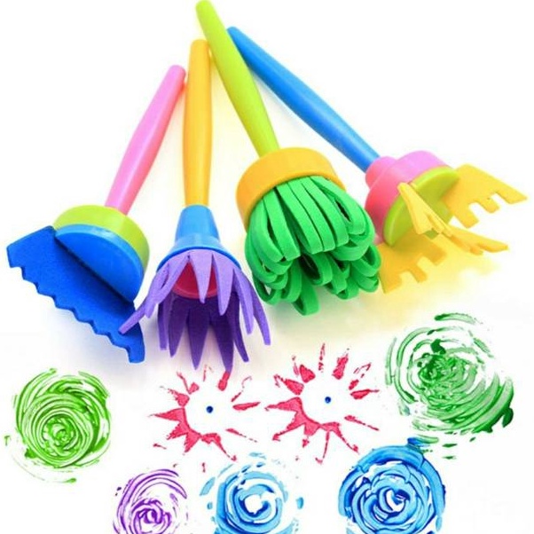 

Diskon Hemat Mainan Anak Alat Lukis Painting Brush KUAS BUNGA isi 4pcs