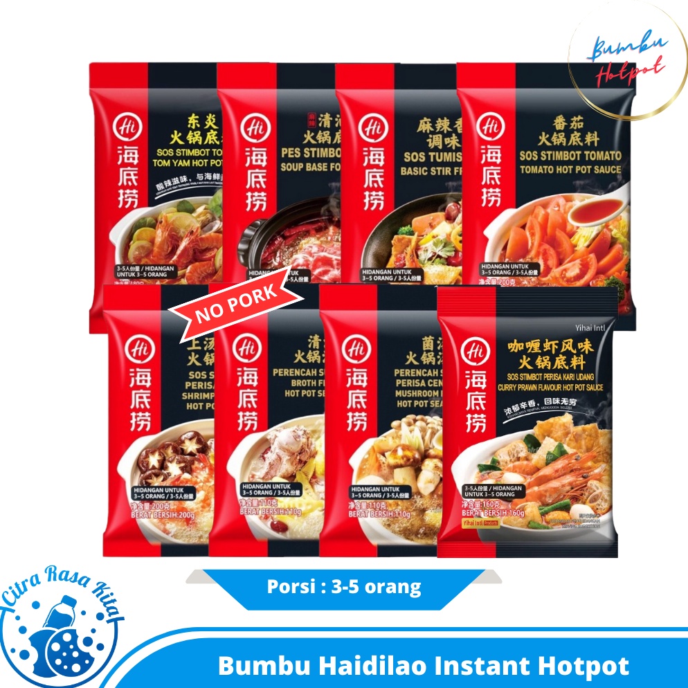 

Spesial Haidilao Instant Hotpot