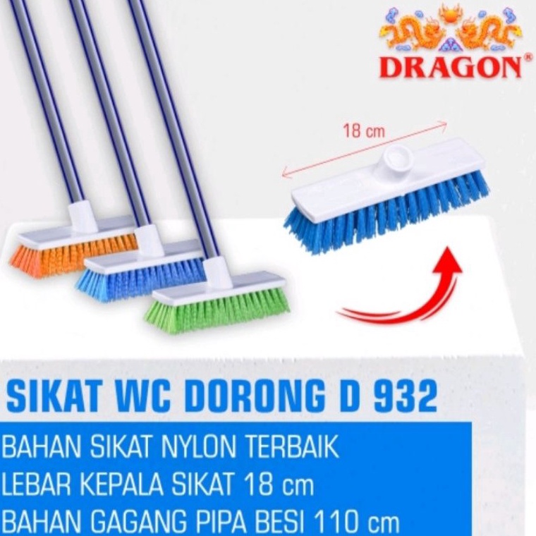 CCN Sikat WC Dorong D932 Dragon