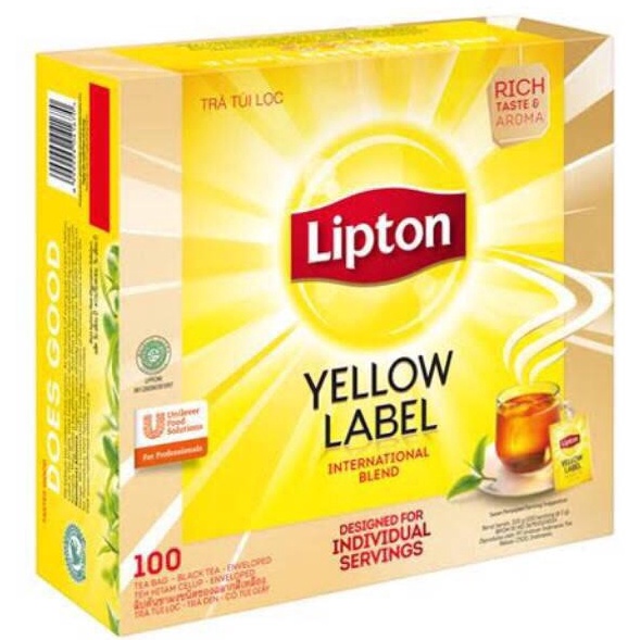 

XC26619 Lipton Yellow Label Tea Teh No Envelope isi 1 sheet 2gr